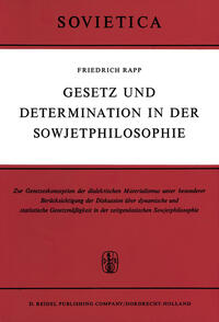 Gesetz und Determination in der Sowjetphilosophie