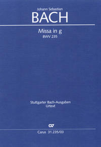 Missa in g (Klavierauszug)